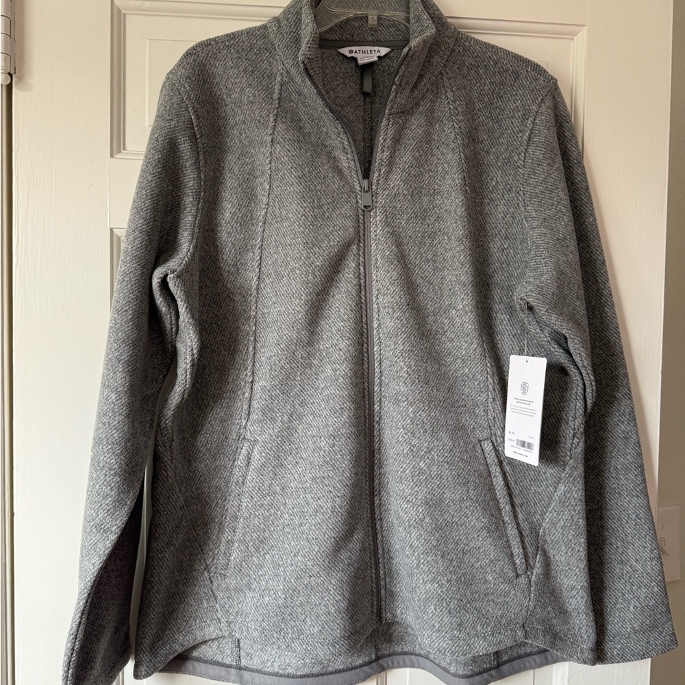 Athleta Stroll Fleece Jacket - Picture 3 of 6